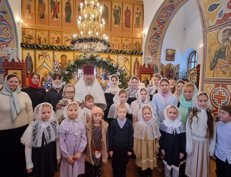 Рождественский праздник для детей.