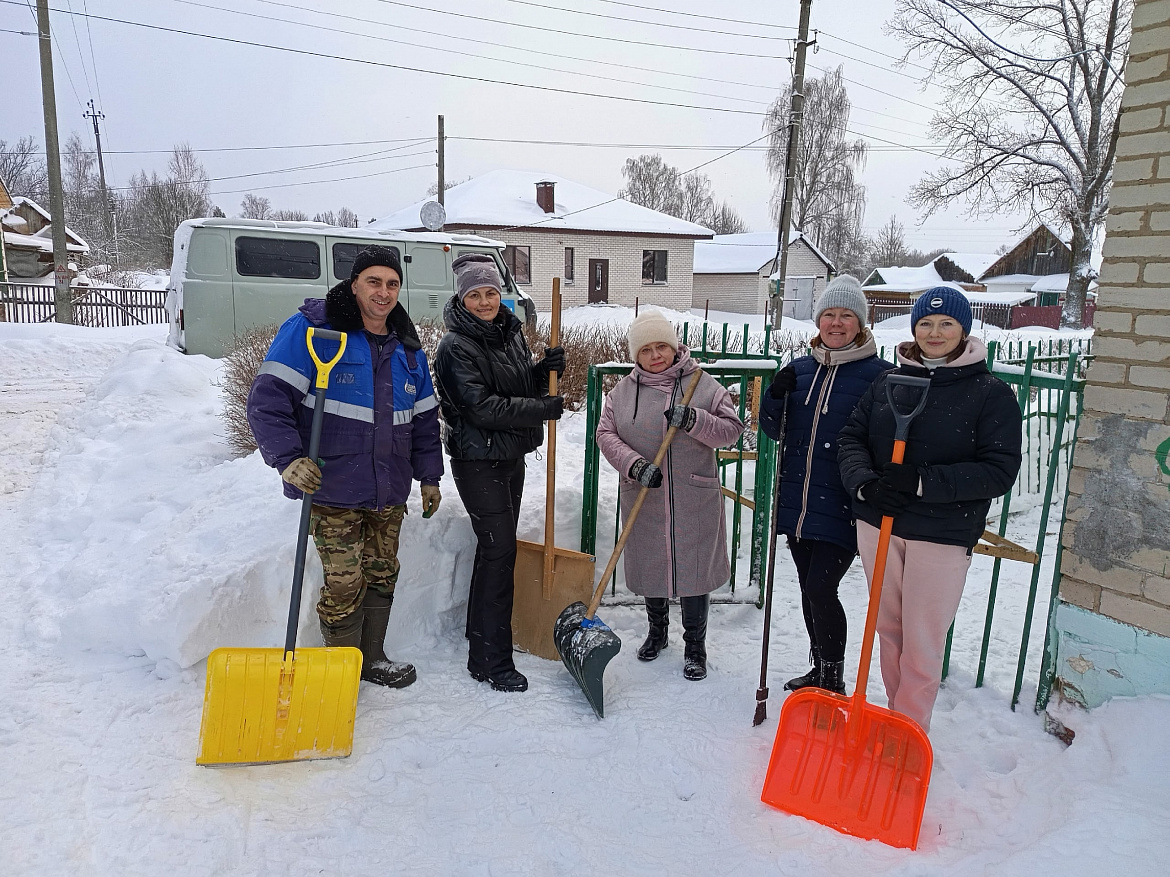 Расчистим снег вместе!