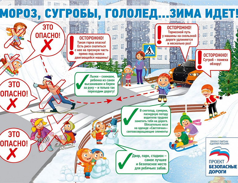 «ПРАВИЛА БЕЗОПАСНОСТИ ДОРОЖНОГО ДВИЖЕНИЯ В ЗИМНИЙ ПЕРИОД»