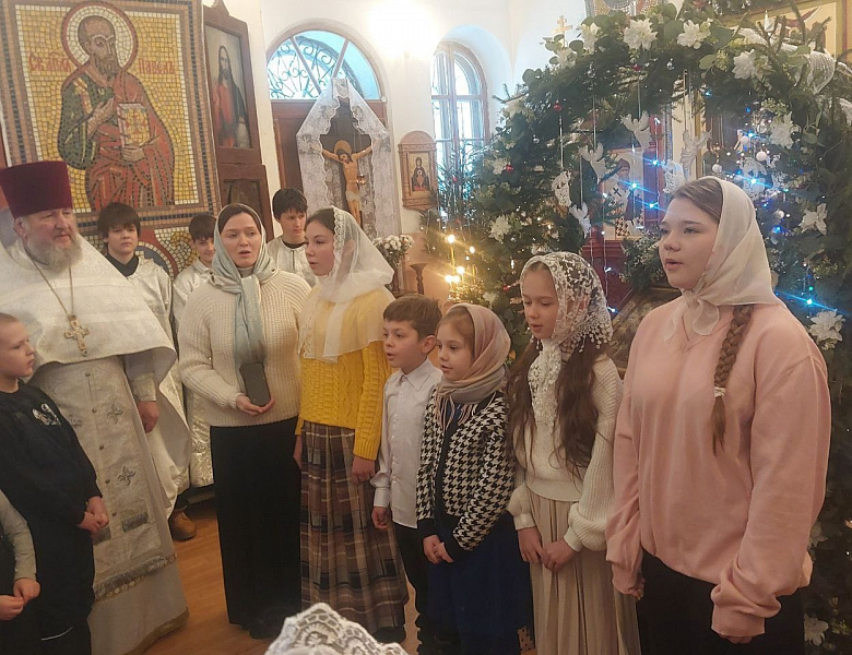 Рождественский праздник для детей.