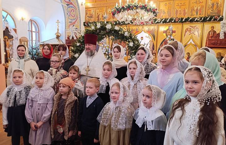 Рождественский праздник для детей.